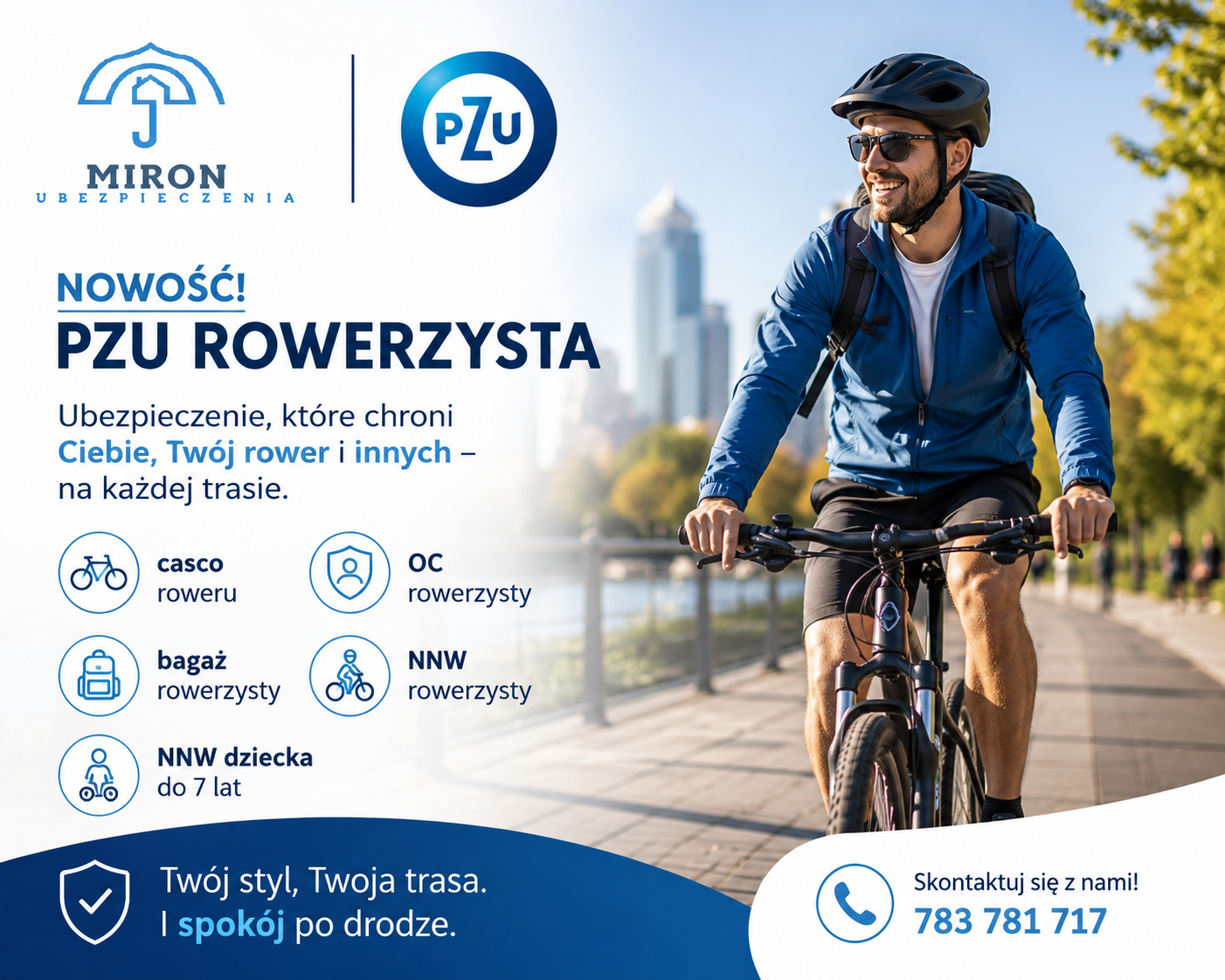 Read more about the article Już jest!  PZU ROWERZYSTA!
